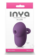 Inya Allure Pulsating Air Vibe Rechargeable Silicone Clitoral Stimulator - Purple