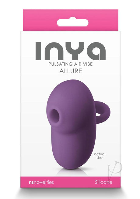 Inya Allure Pulsating Air Vibe Rechargeable Silicone Clitoral Stimulator - Purple
