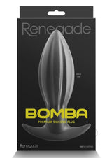 Renegade Bomba Silicone Anal Plug - Medium - Black