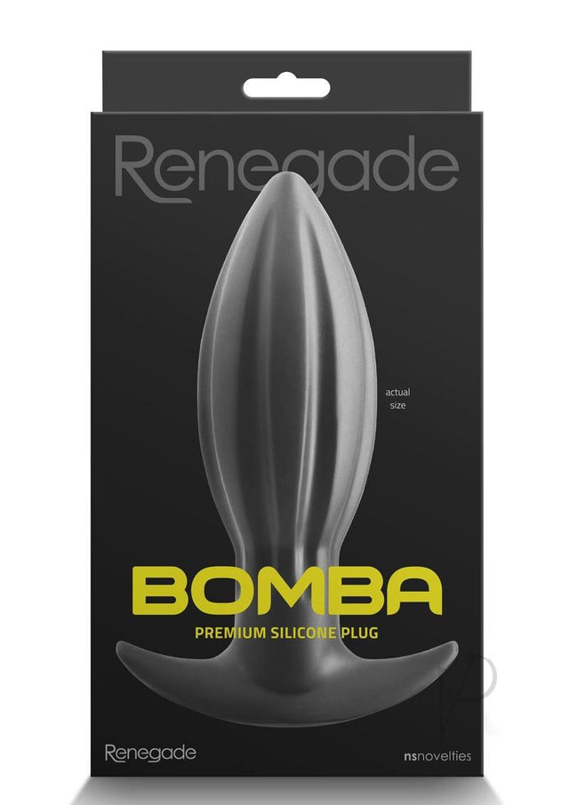 Renegade Bomba Silicone Anal Plug - Small - Black