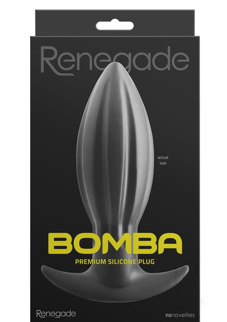 Renegade Bomba Silicone Anal Plug - Large - Black