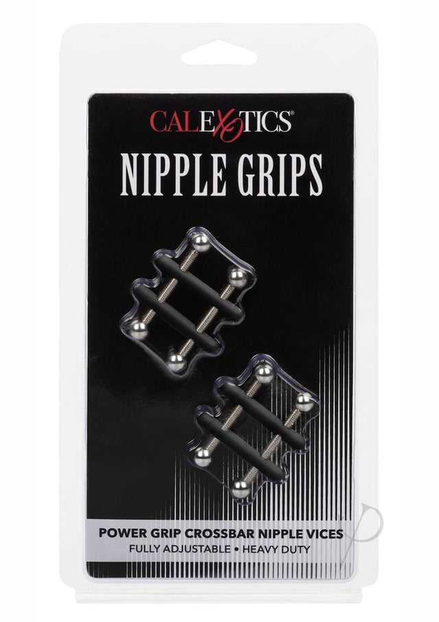 Nipple Grips Power Grip Crossbar Nipple Vices - Black/Silver