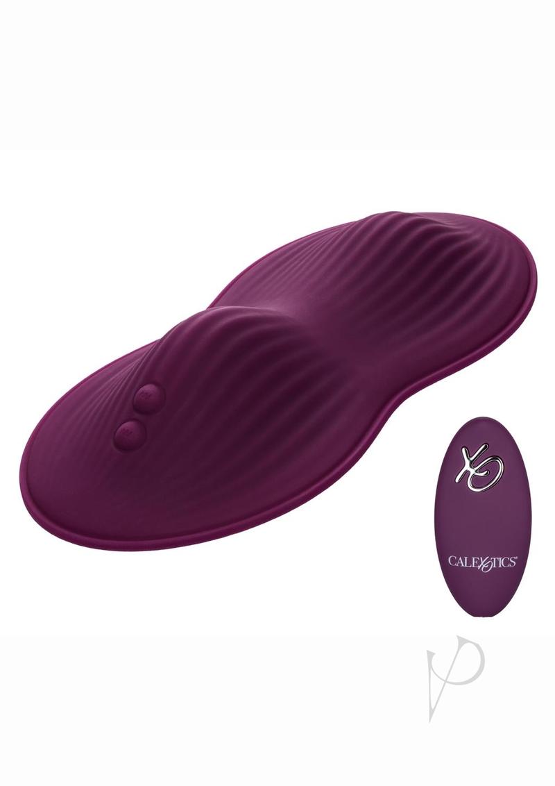 Lust Remote Controlled Dual Rider Rechargeable Silicone Massager - Purple