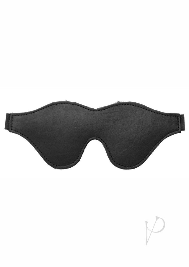 Strict Leather Black Fleece Lined Blindfold