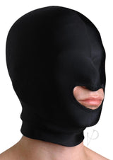 Strict Leather Premium Spandex Hood with Mouth Opening - Black