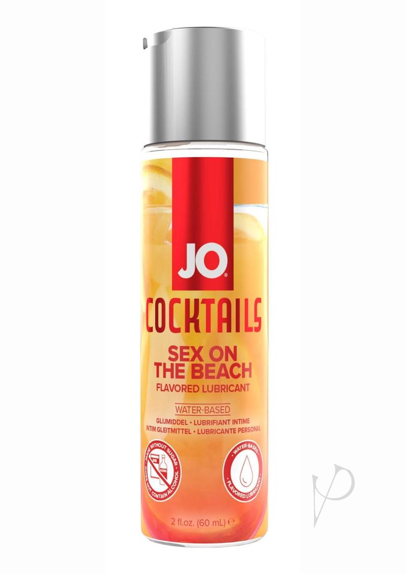 JO Cocktails Water Based Flavored Lubricant - Sex on the Beach 2oz