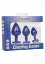 Cheeky Gems Silicone Anal Training Kit - Purple