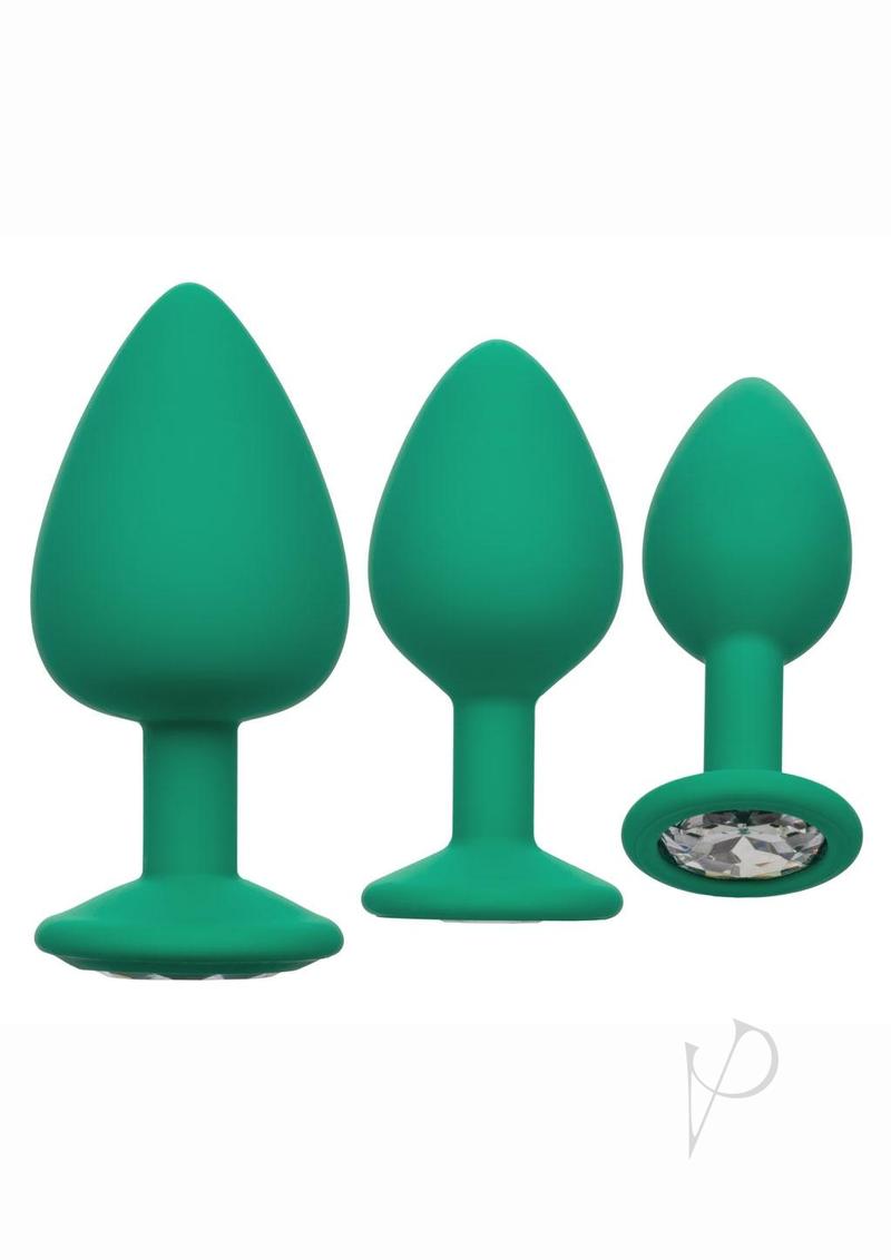 Cheeky Gems Silicone Anal Training Kit - Green