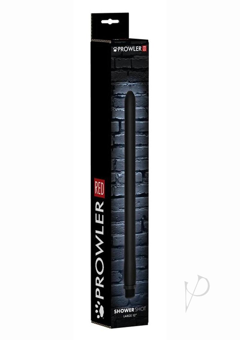 Prowler RED Shower Shot Silicone Douche Nozzle - Large - Black