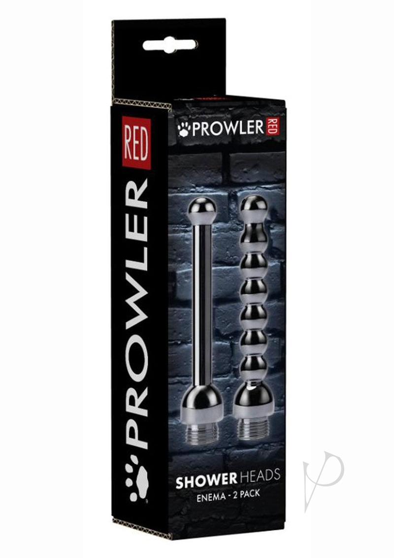 Prowler RED Shower Heads (2 Pack) Stainless Steel