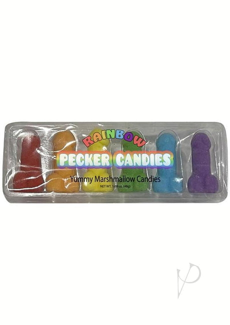 Rainbow Pecker Candies Assorted Flavors (6 piece)