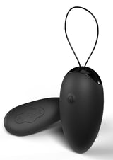 My Secret Screaming O Premium Rechargeable Silicone Egg with Remote Control - Black