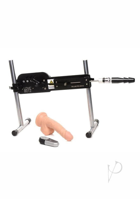 LoveBotz Deluxe Pro-Bang Sex Machine with Remote Control - Black