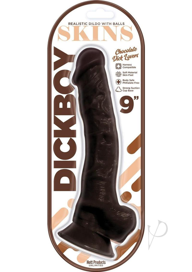 Dickboy Skins Chocolate Lovers Dildo 9in