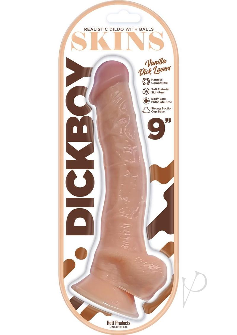 Dickboy Skins Vanilla Lovers Dildo 9in