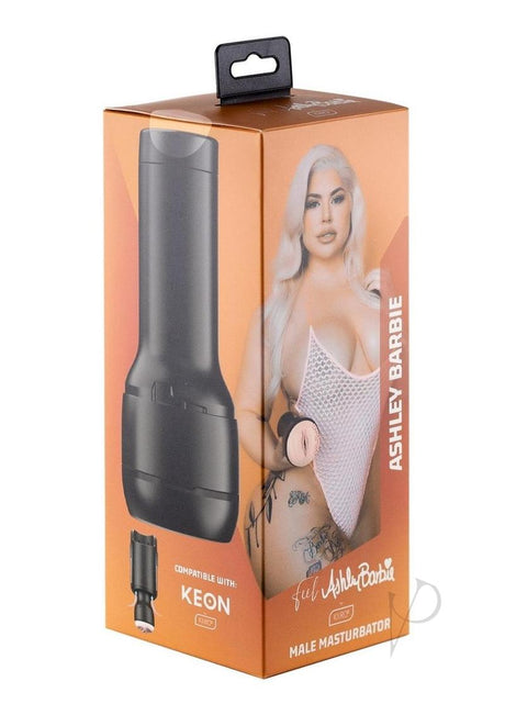 Kiiroo Feel Ashley Barbie Stroker Interactive Masturbator - Pussy - Black/Vanilla