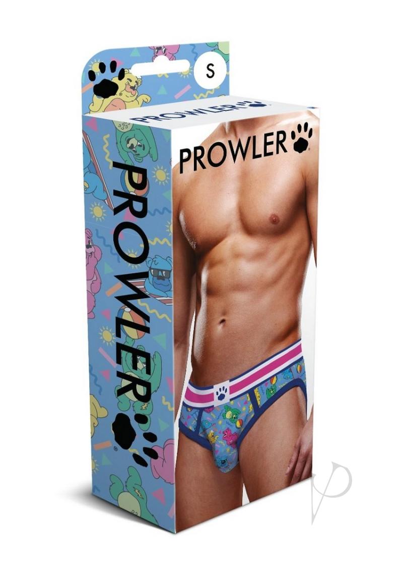 Prowler Beach Bears Open Brief - Large - Blue