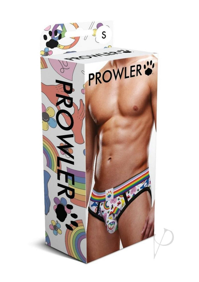 Prowler Pride Love and Peace 1 Brief - XLarge - Rainbow