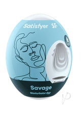 Satisfyer Masturbator Egg 3 Pack Set (Savage) - Blue