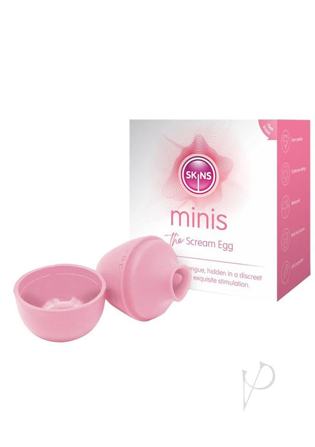 Skins Minis The Scream Silicone Egg - White/Pink