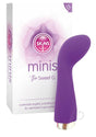 Skins Minis The Sweet G Silicone Vibrator - White/Purple