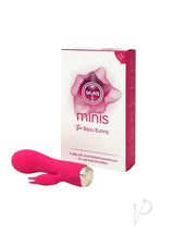 Skins Minis The Bijou Bunny Silicone Vibrator - White/Pink