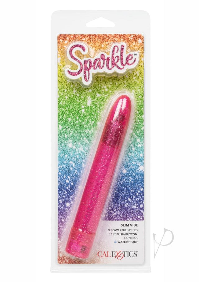 Sparkle Slim Vibrator - Pink