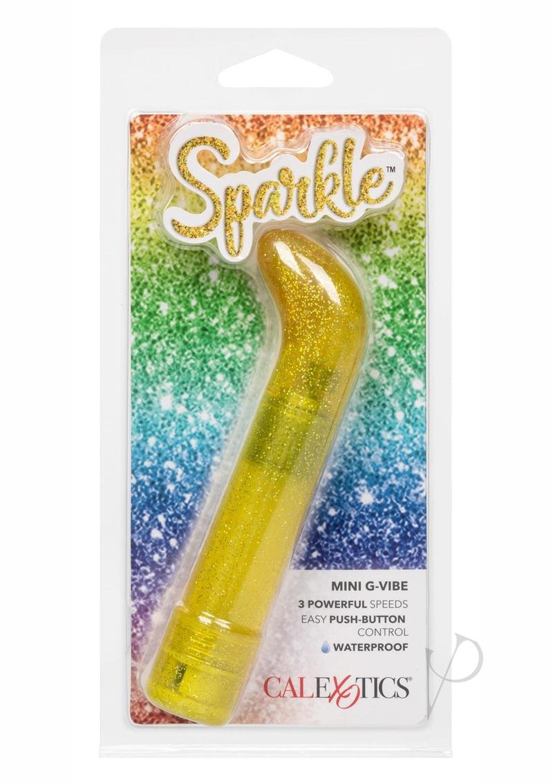 Sparkle Mini G Vibrator - Yellow