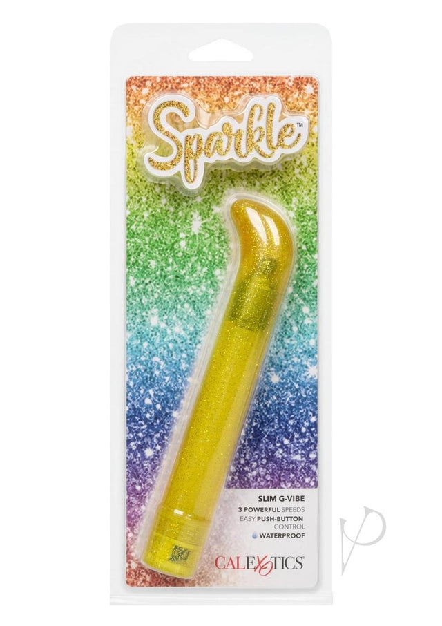 Sparkle Slim G Vibrator - Yellow