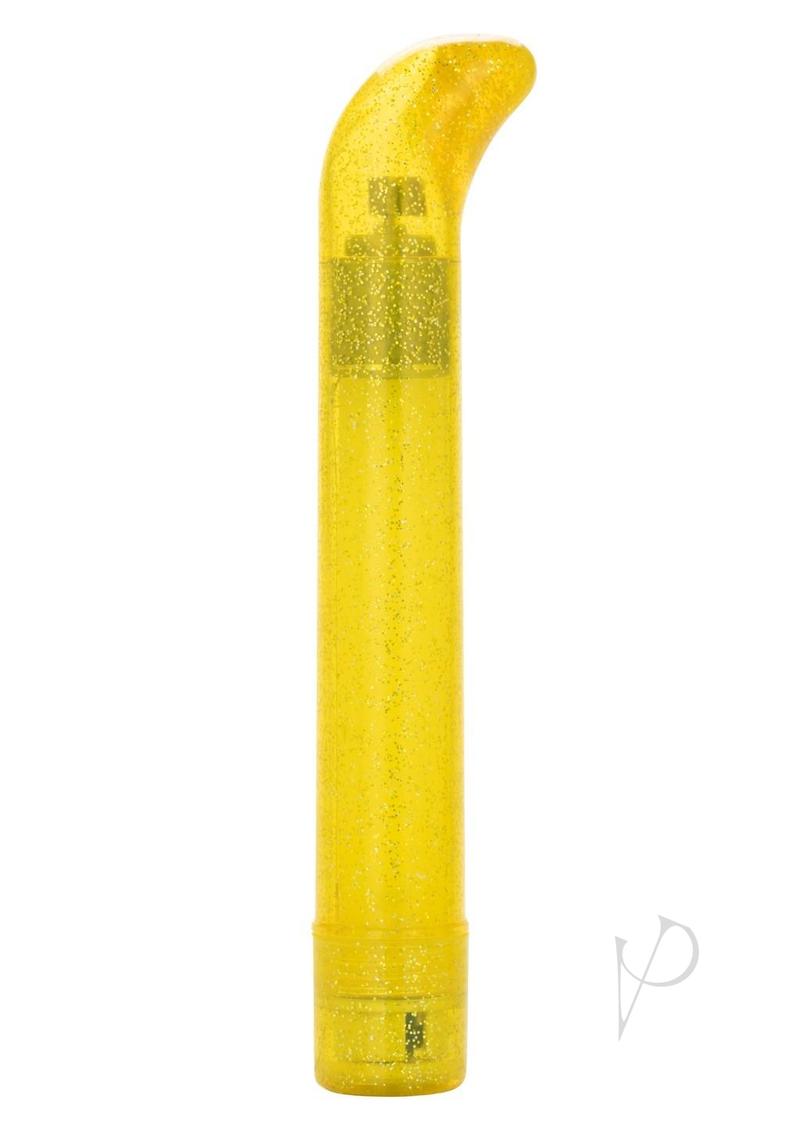 Sparkle Slim G Vibrator - Yellow