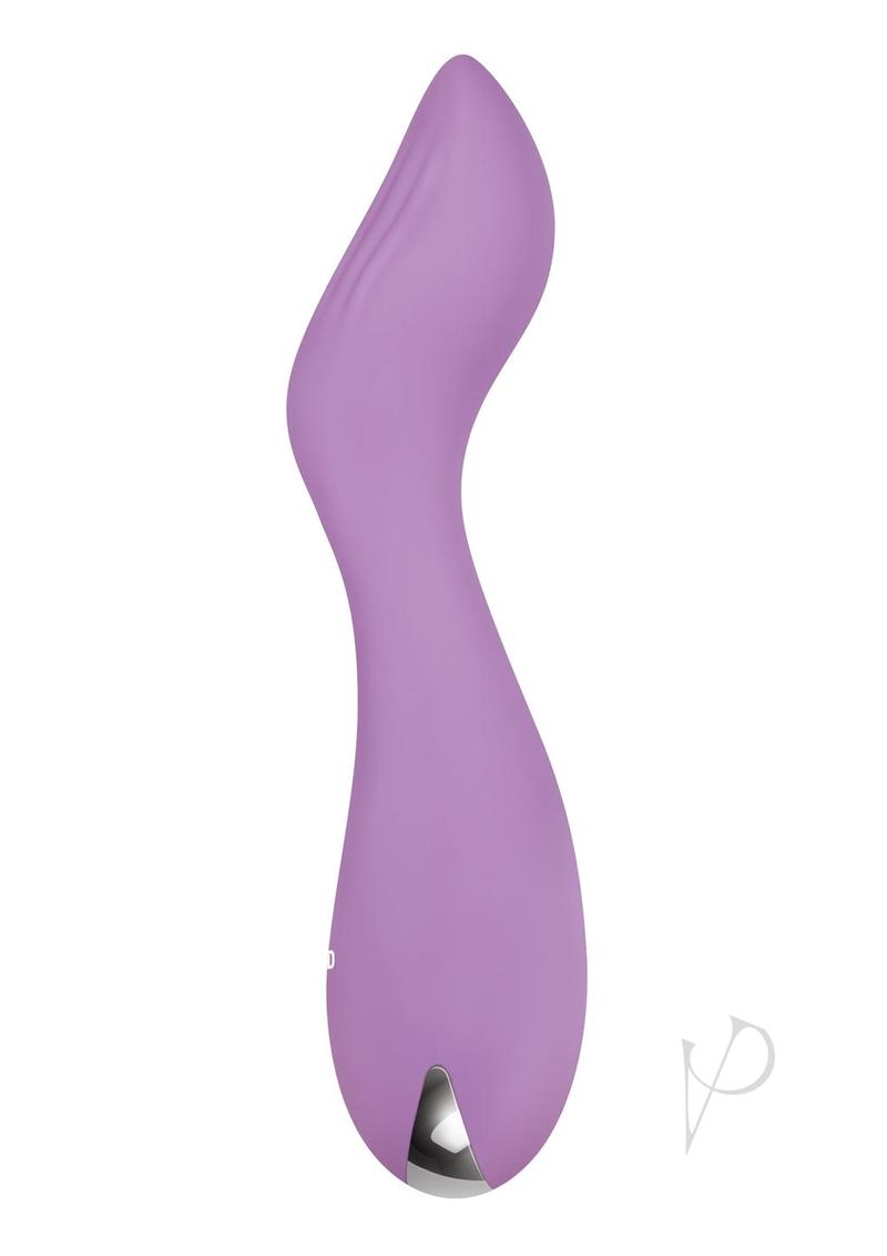 Lilac G Rechargeable Silicone Vibrator - Purple