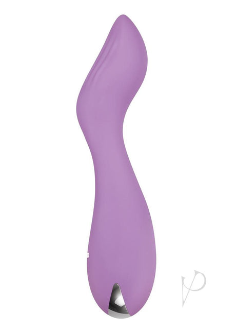 Lilac G Rechargeable Silicone Vibrator - Purple