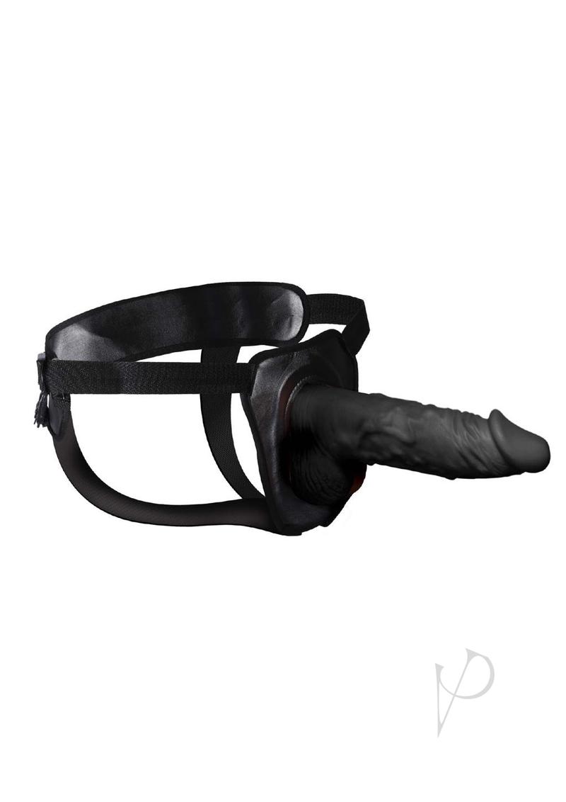 Erection Assistant Hollow Strap-On 9.5in - Black