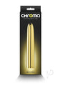 Chroma Classic Rechargeable Vibrator 7in - Gold