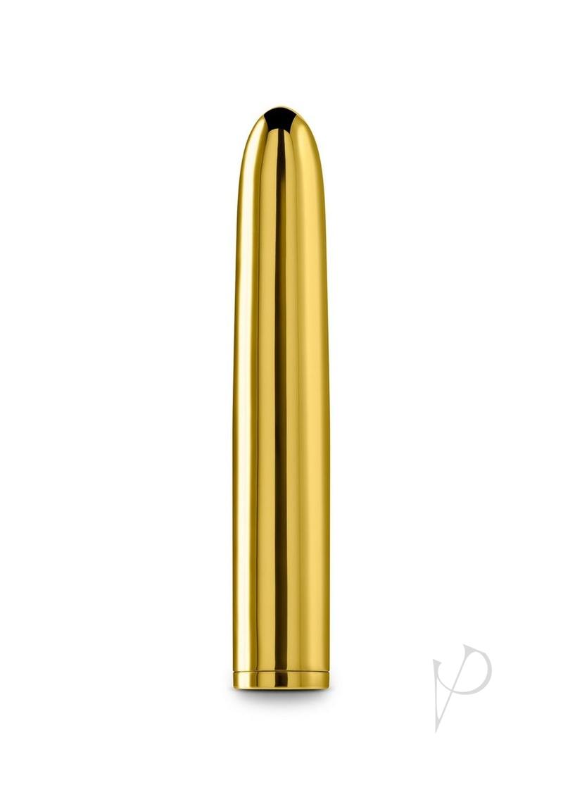 Chroma Classic Rechargeable Vibrator 7in - Gold