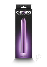 Chroma Classic Rechargeable Vibrator 7in - Purple