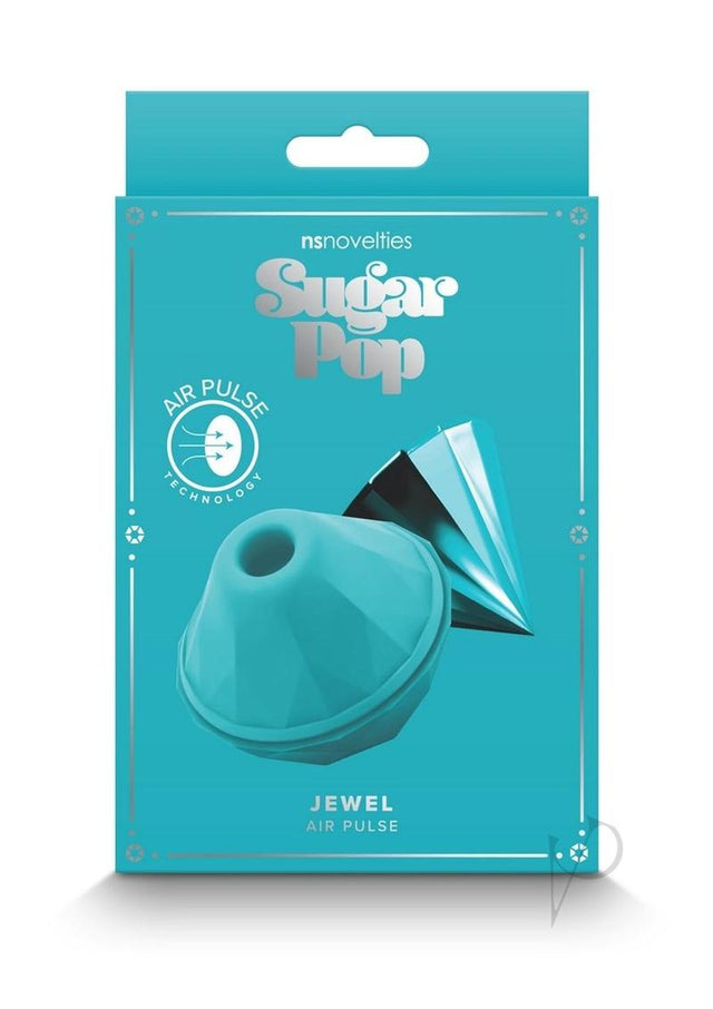 Sugar Pop Jewel Rechargeable Silicone Clitoral Stimulator - Teal