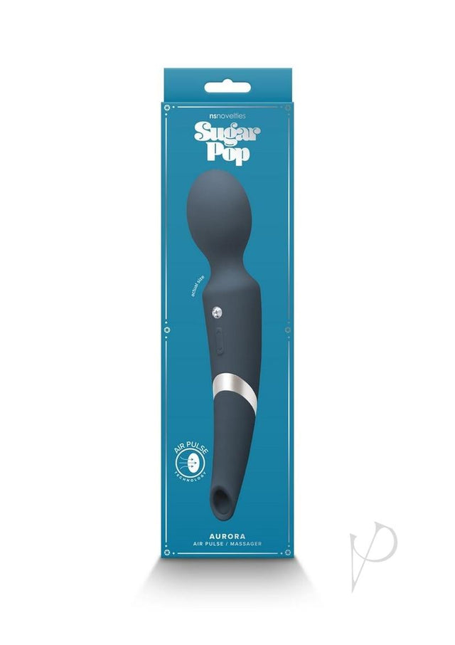 Sugar Pop Aurora Rechargeable Silicone Stimulator - Blue