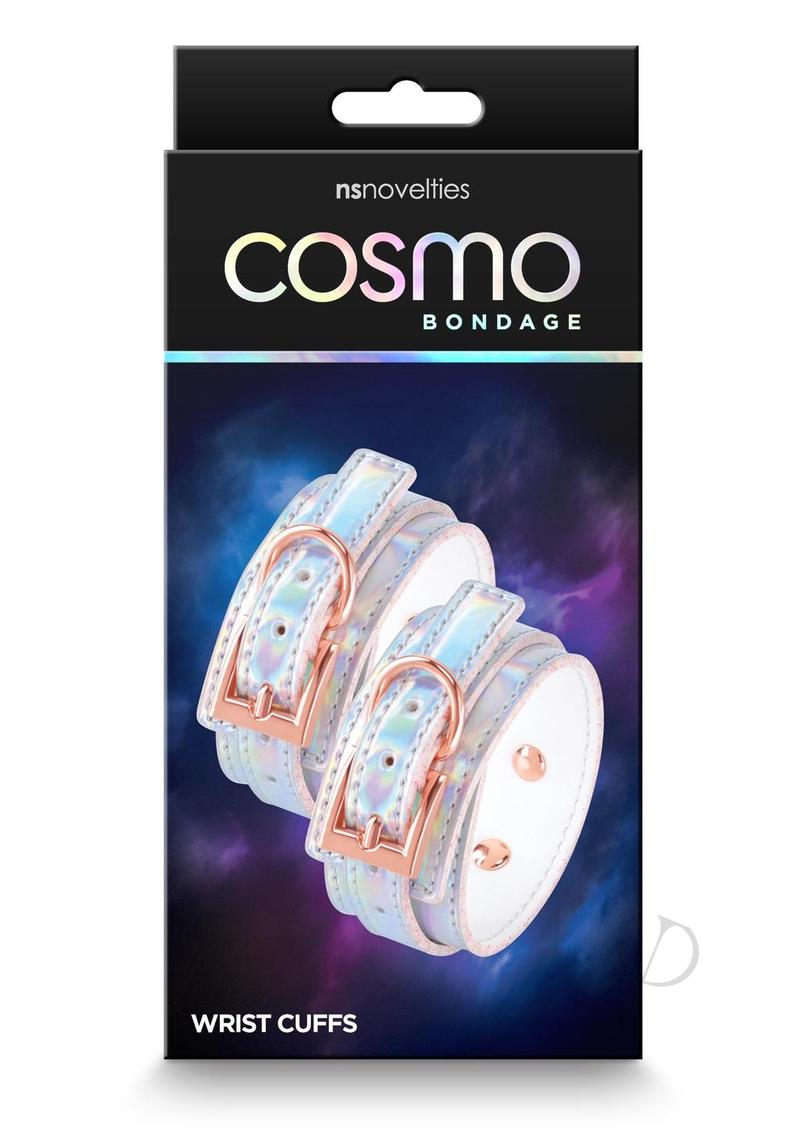 Cosmo Bondage Wrist Cuffs - Rainbow