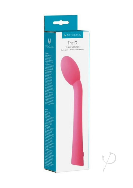 ME YOU US The G Rechargeable G-Spot Vibrator - Pink