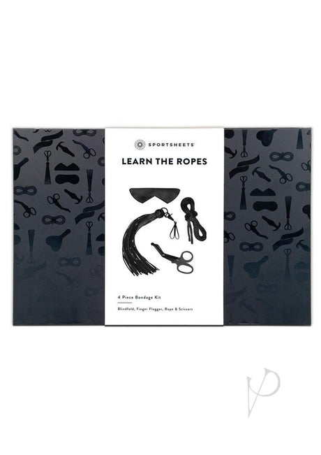 Sportsheets Learn The Ropes Kit - Black