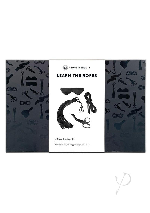 Sportsheets Learn The Ropes Kit - Black