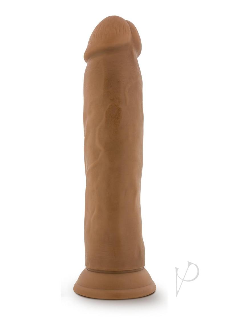 Dr. Skin Platinum Collection Silicone Dr. Henry Dildo with Suction Cup 9in - Caramel