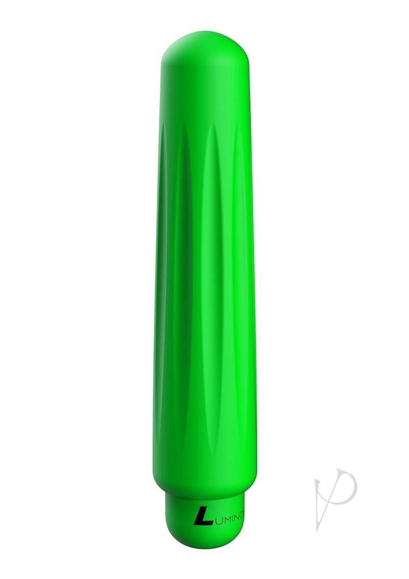 Luminous Delia Bullet with Silicone Sleeve - Green