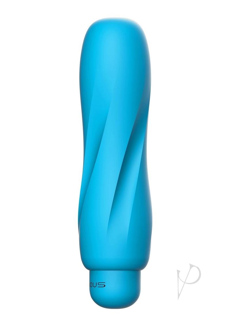 Luminous Ella Bullet with Silicone Sleeve - Aqua