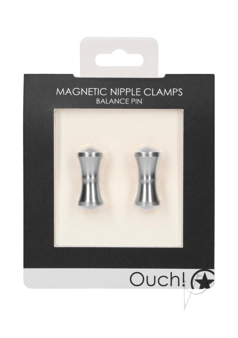 Ouch! Magnetic Nipple Clamps Balance Pin - Silver