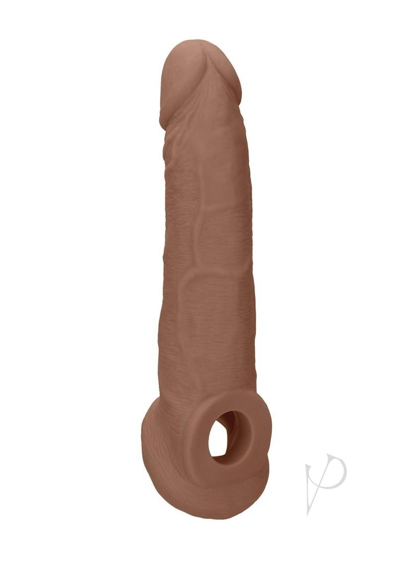 RealRock Realistic Penis Sleeve 9in - Caramel