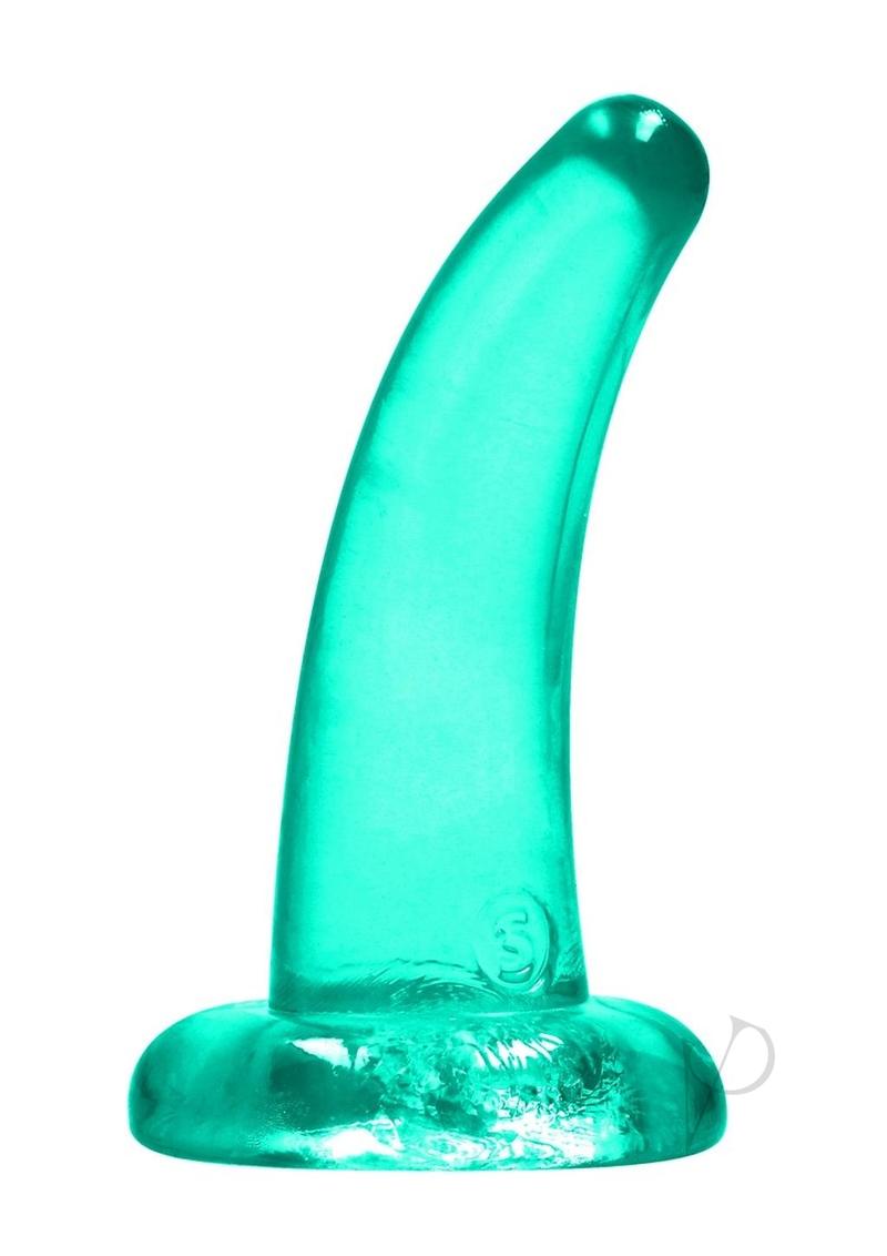 RealRock Crystal Clear Dildo with Suction Cup 5in