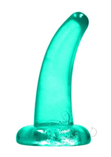 RealRock Crystal Clear Dildo with Suction Cup 5in