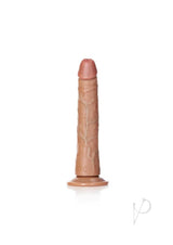 RealRock Slim Realistic Dildo with Suction Cup 8in - Caramel